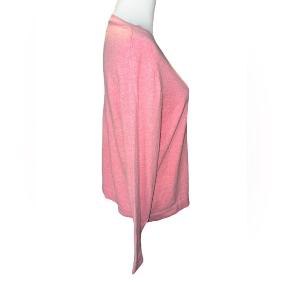J. Crew Teddie Women's Cotton Wool Blend sweater Sz XL heathered pink - Picture 5 of 9
